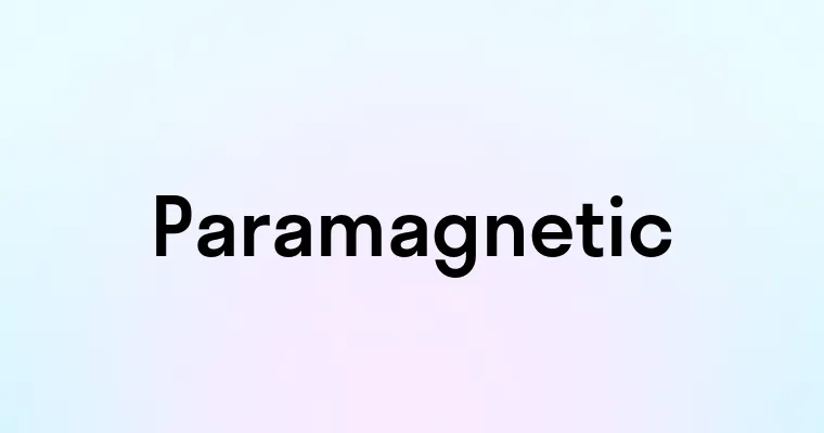 Paramagnetic