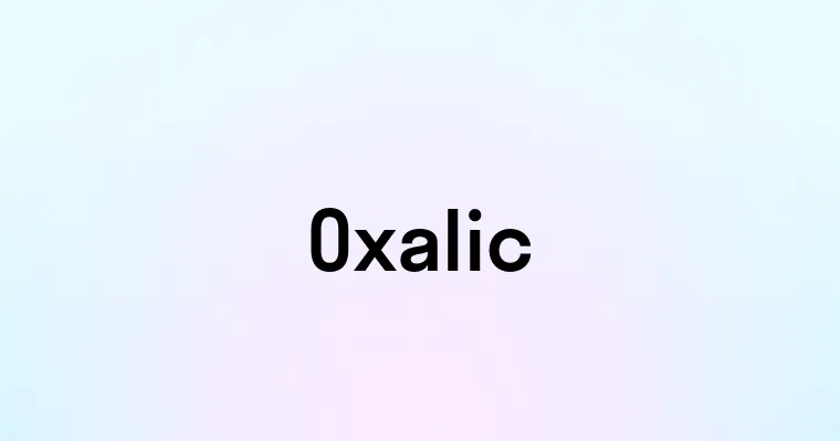 Oxalic