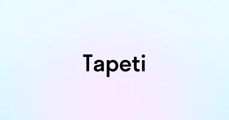 Tapeti