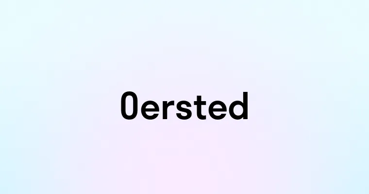 Oersted