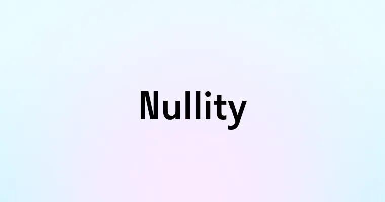 Nullity