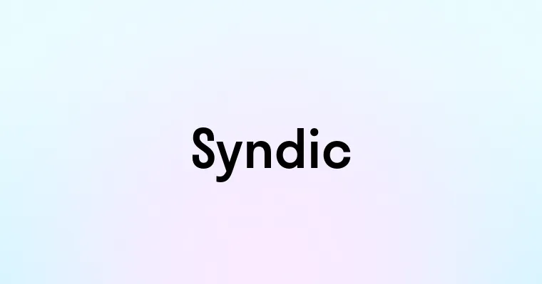 Syndic