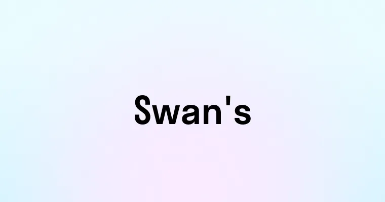 Swan's