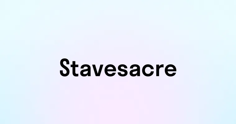 Stavesacre