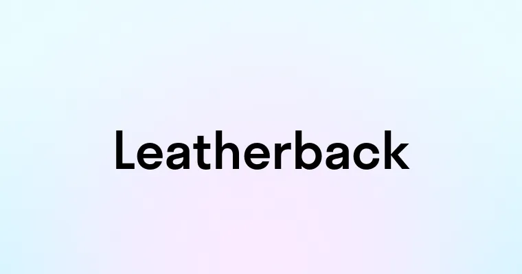 Leatherback