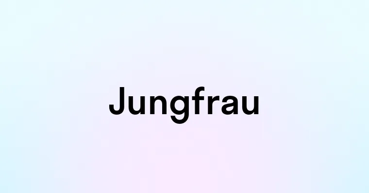 Jungfrau