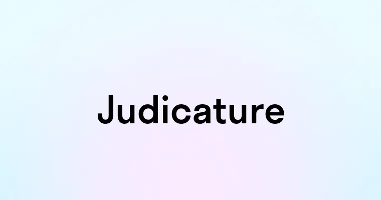 Judicature