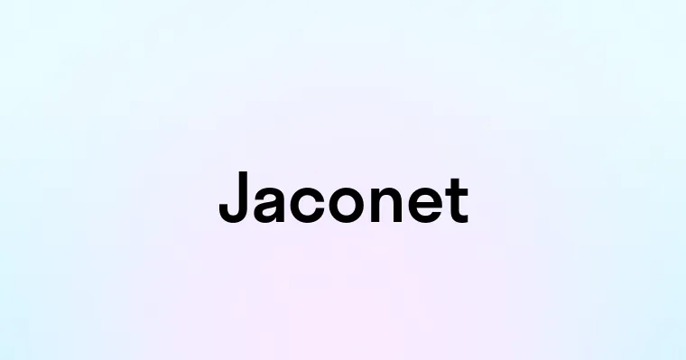 Jaconet