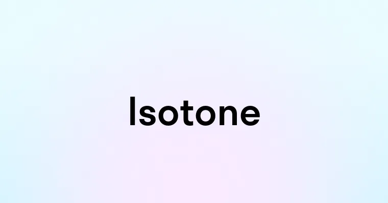 Isotone