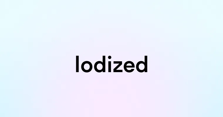 Iodized