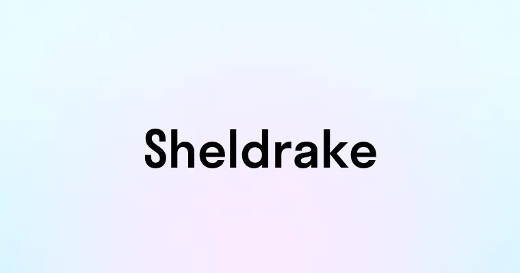 Sheldrake