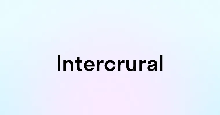 Intercrural