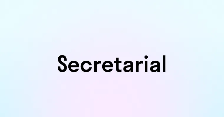 Secretarial