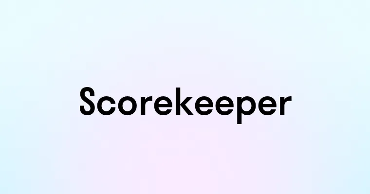 Scorekeeper