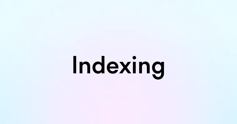 Indexing