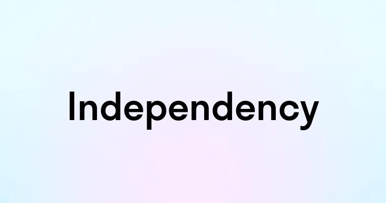 Independency