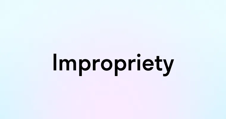 Impropriety