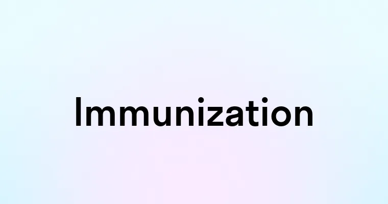 Immunization