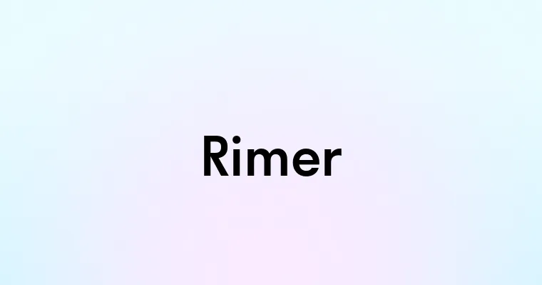 Rimer