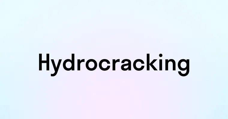 Hydrocracking