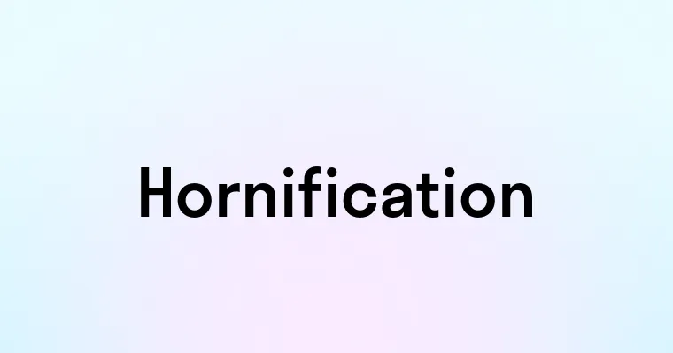 Hornification