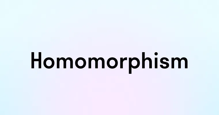 Homomorphism