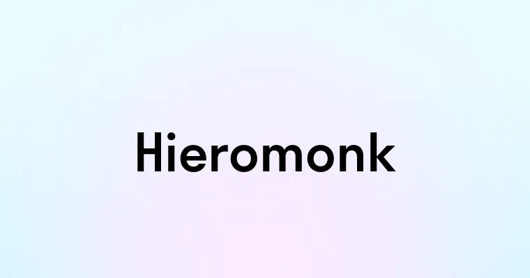 Hieromonk