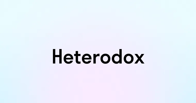 Heterodox