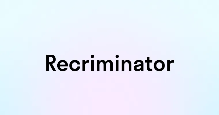 Recriminator