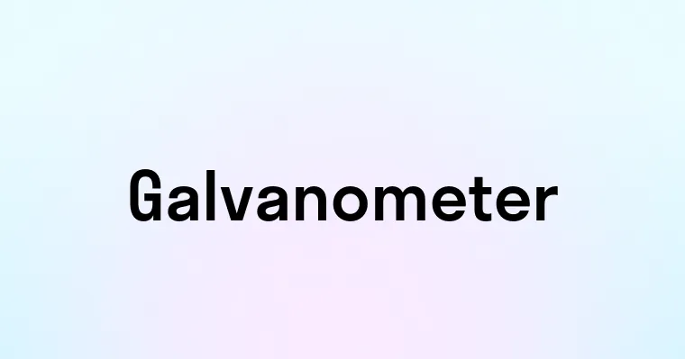 Galvanometer