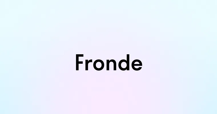 Fronde