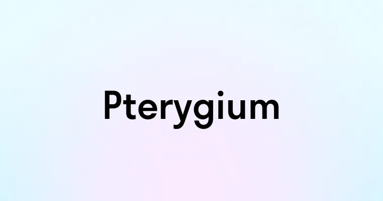 Pterygium