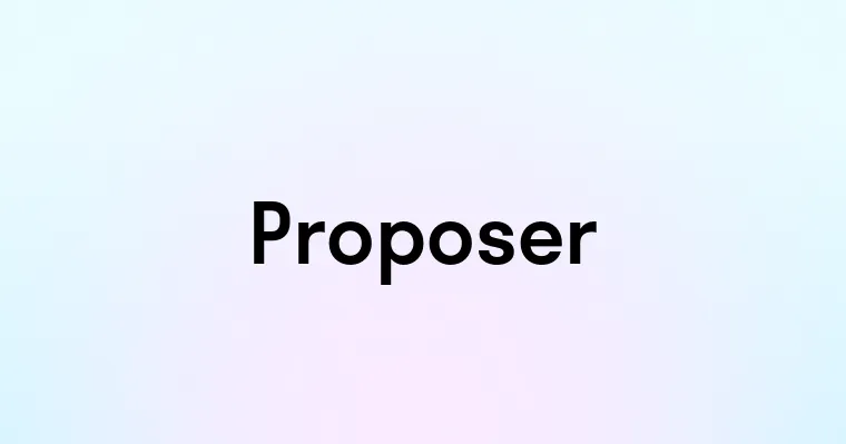 Proposer