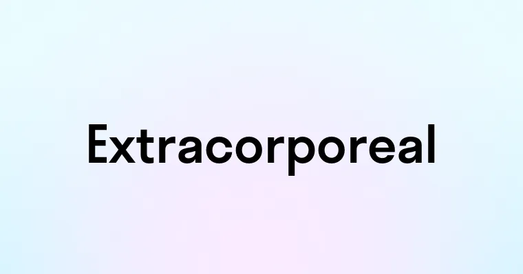 Extracorporeal