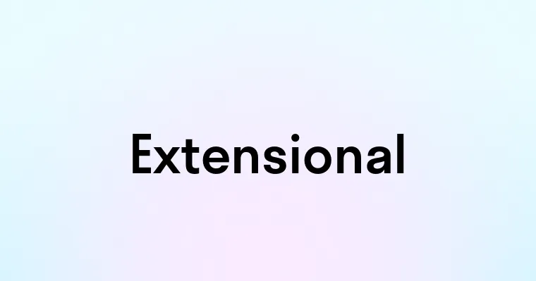 Extensional