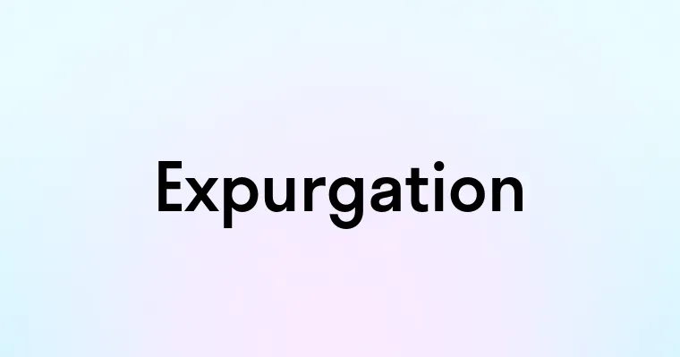 Expurgation