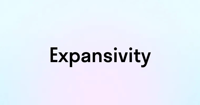 Expansivity