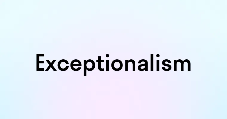 Exceptionalism