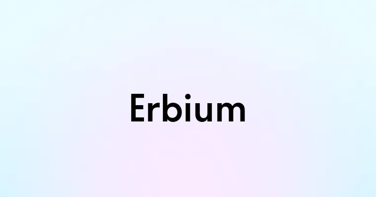 Erbium