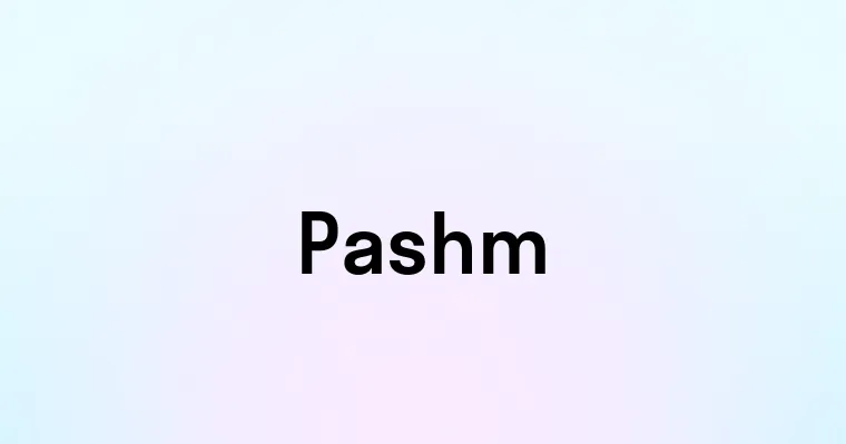 Pashm