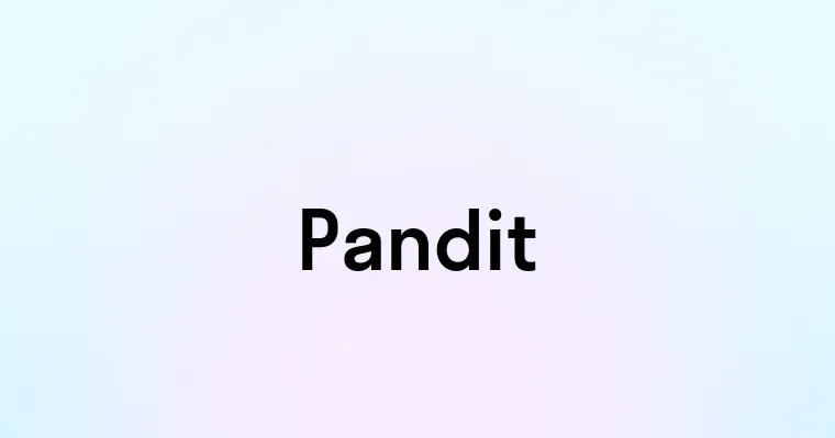 Pandit