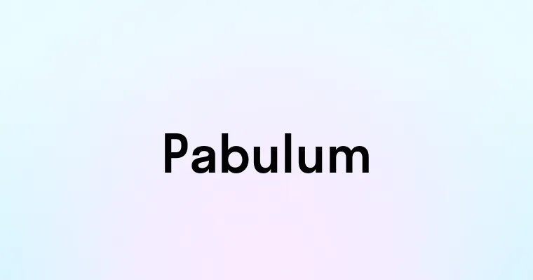 Pabulum