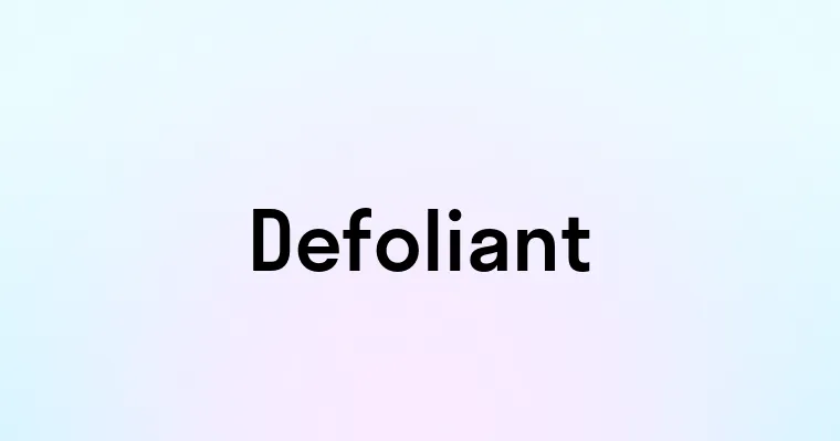 Defoliant