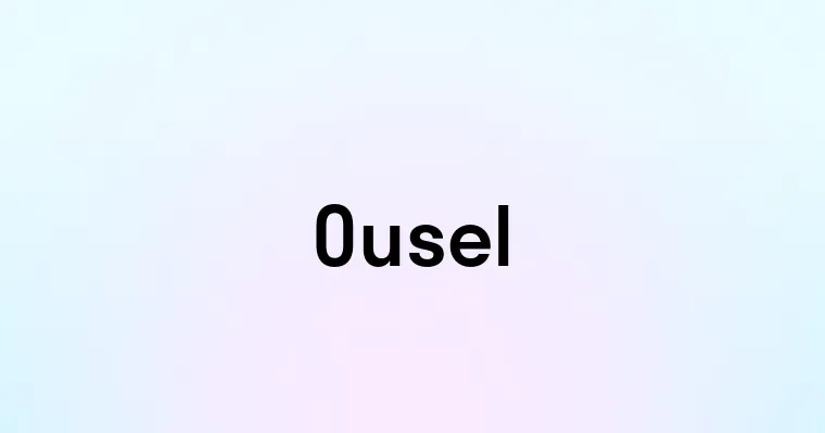 Ousel