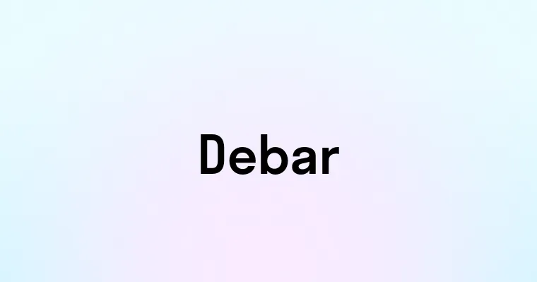 Debar