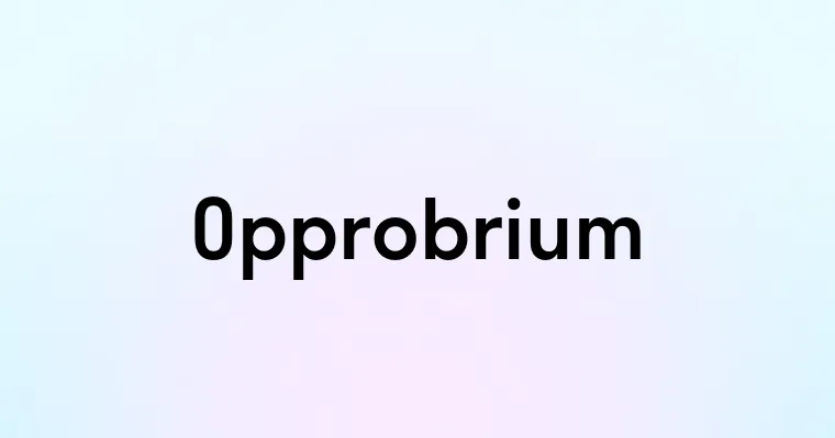 Opprobrium