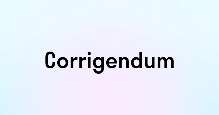 Corrigendum