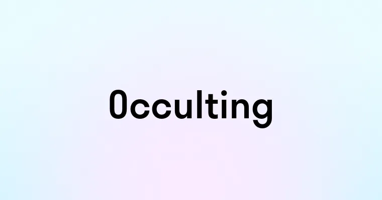 Occulting