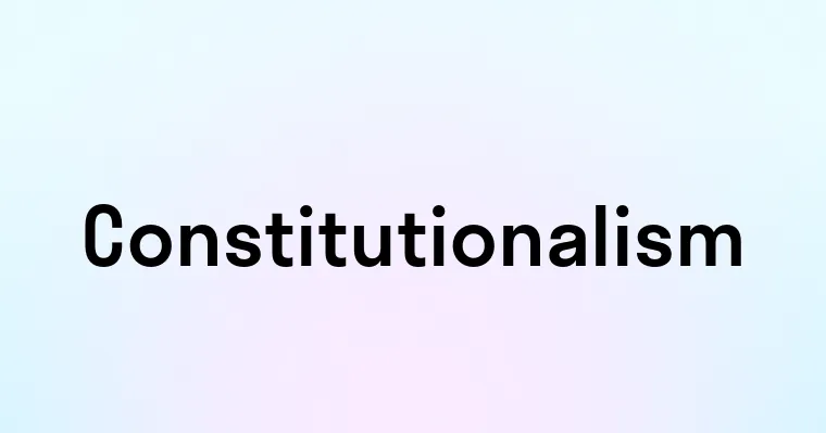 Constitutionalism