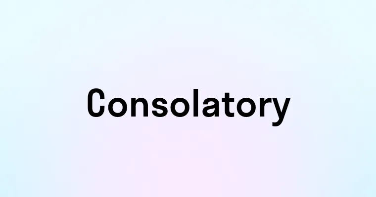 Consolatory